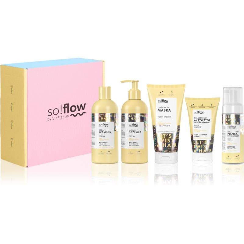 so!flow Curl Styling & Definition Set dárková sada pro kudrnaté vlasy