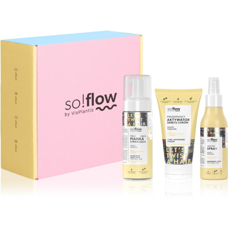 so!flow Curl Styling & Protection Set dárková sada pro kudrnaté vlasy
