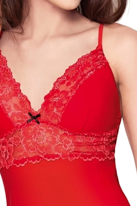 Noční košile Rose red - EWANA Červená S