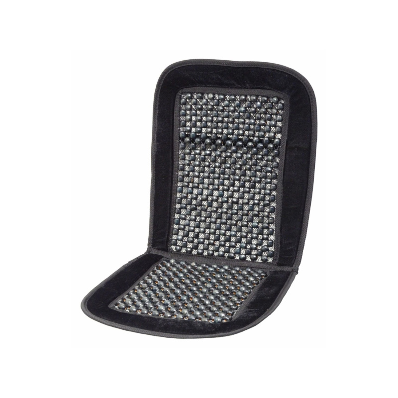 Compass Potah sedadla kuličkový s lemem černý 93x44cm