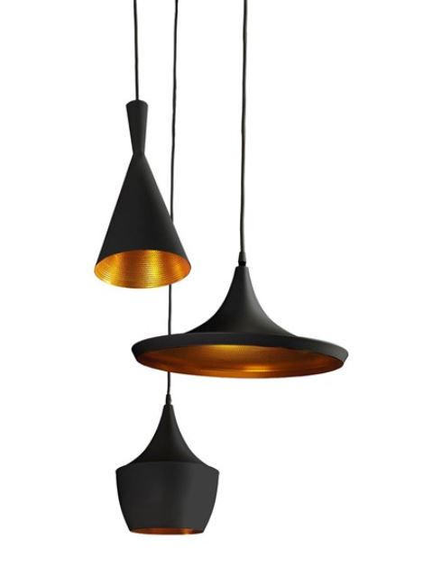 Závěsné svítidlo Azzardo Mix, 3xE27, 60W Barva: černo / zlatá