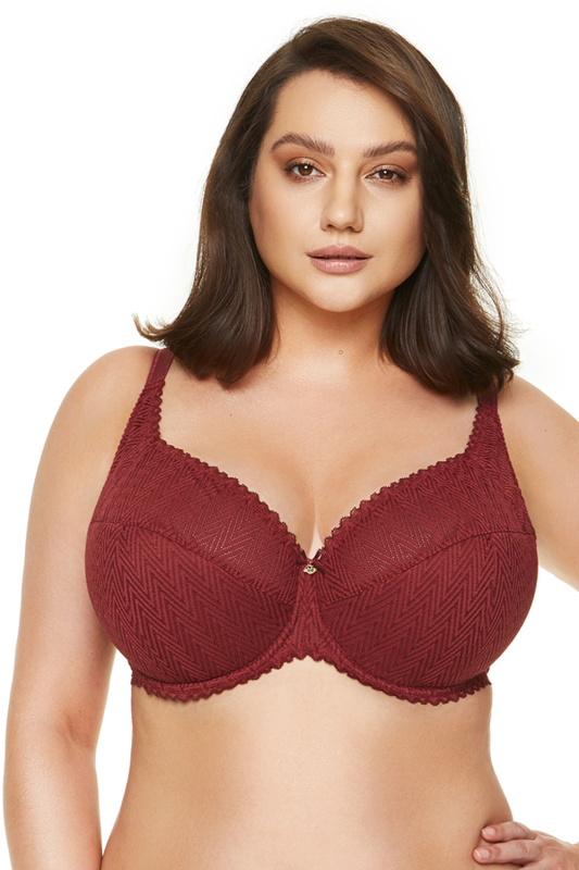 Podprsenka Gorteks Juno/B3 Barva: Bordó, Velikost: 70E
