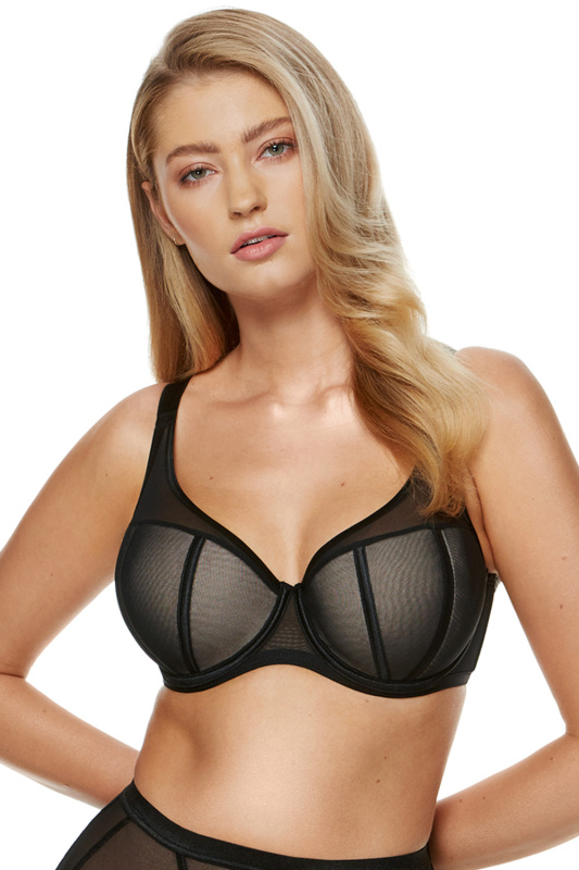 Podprsenka Gorteks Lara/B4 Barva: Černá, Velikost: 80E