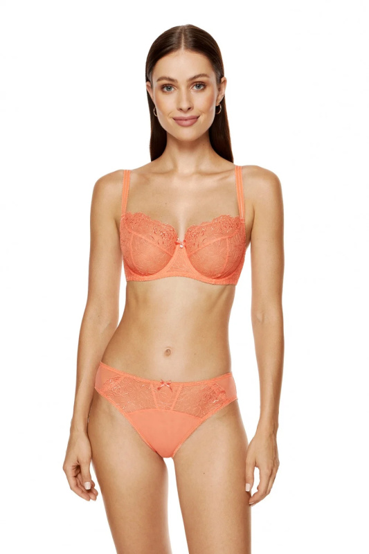 Podprsenka Gorteks Pamela/B2 Barva: Oranžová, Velikost: 90C