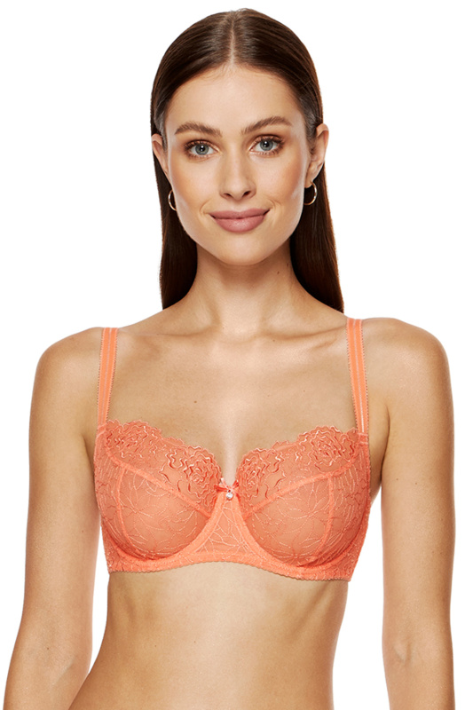 Podprsenka Gorteks Pamela/B2 Barva: Oranžová, Velikost: 75G