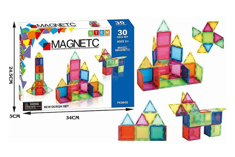 Magnetické stavebnice Magnetic STEM 30 dílů