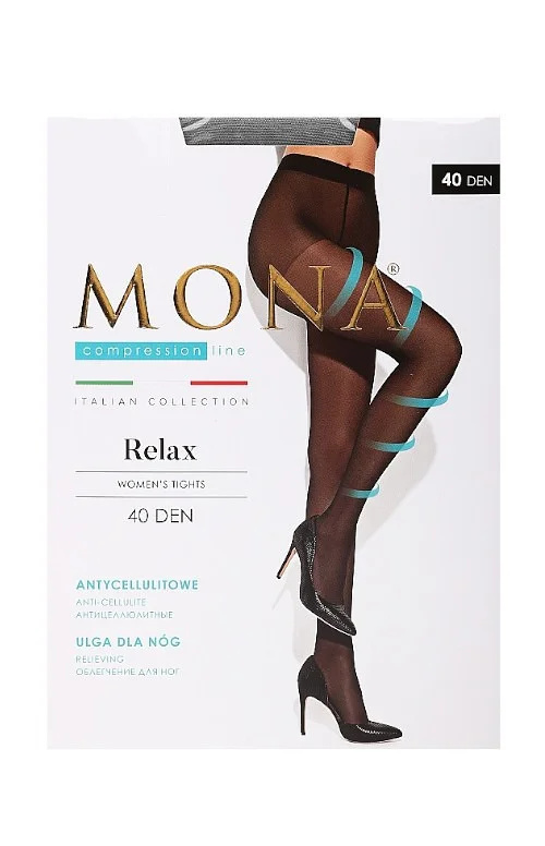 Dámské punčochové kalhoty Mona Relax 40 den XL visone/odc.béžová 5-XL
