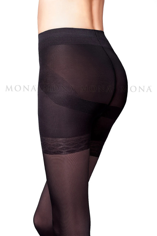 Dámské punčochové kalhoty Mona Push-Up 40 den 5-XL nero/černá 5-XL