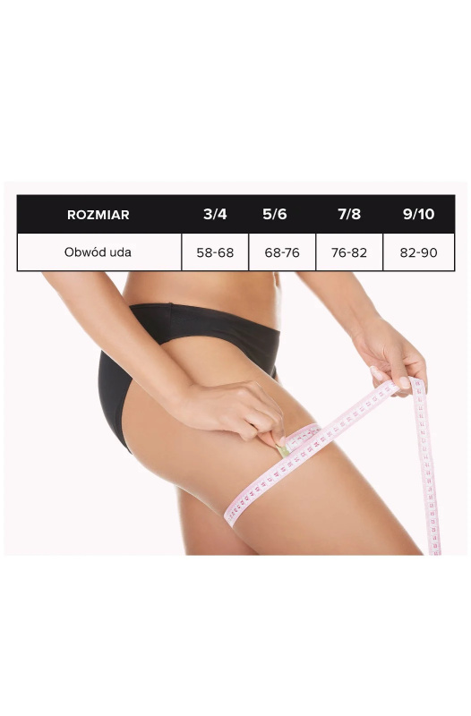 Pásky na stehna Mona 01 světlý nahý 7/8-3XL/4XL