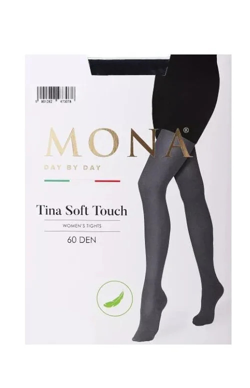 Punčocháče Mona Tina Soft Touch 60 den 5-XL grafit 5-XL