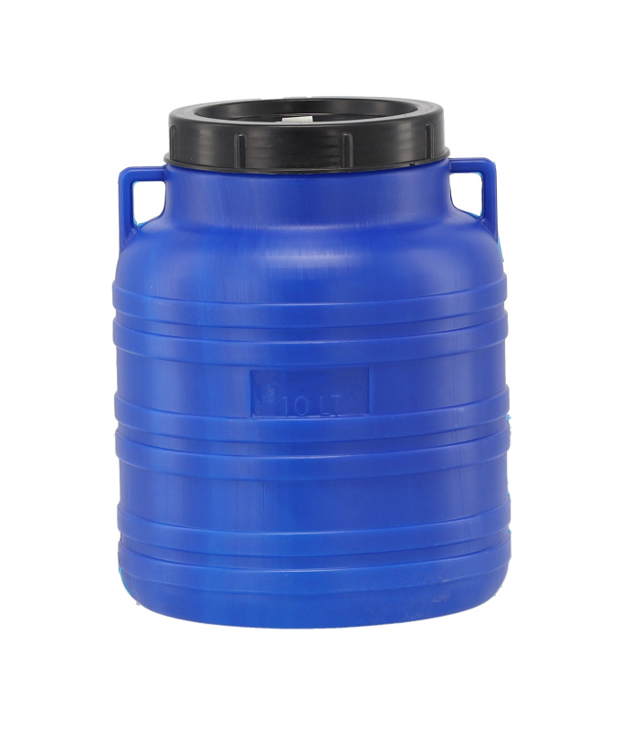 Plastová nádoba na kvašení 10 l s širokým hrdlem a šroubovacím víkem