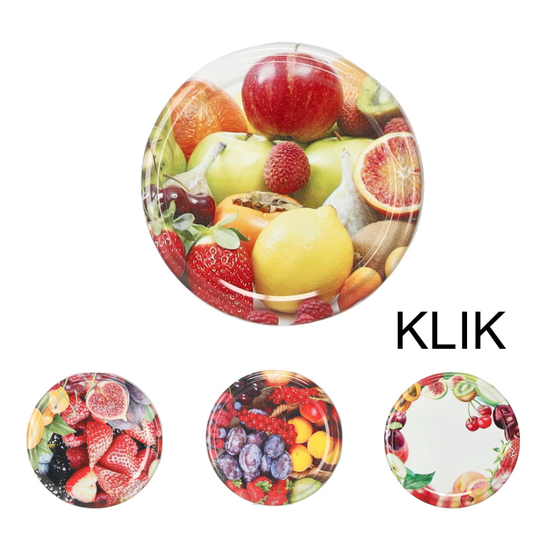 Zavařovací víčko TWIST 63 10ks, ČERNÉ