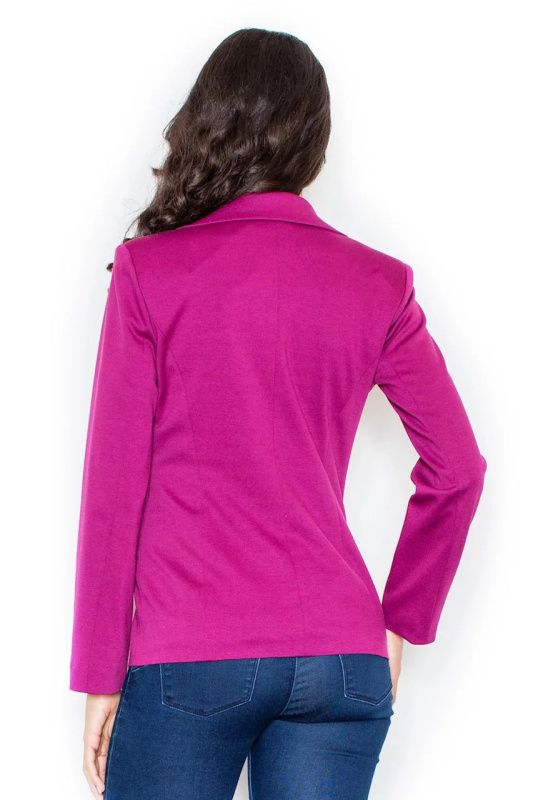 Dámské sako M085 fuchsia - Figl 40/L fuchsie