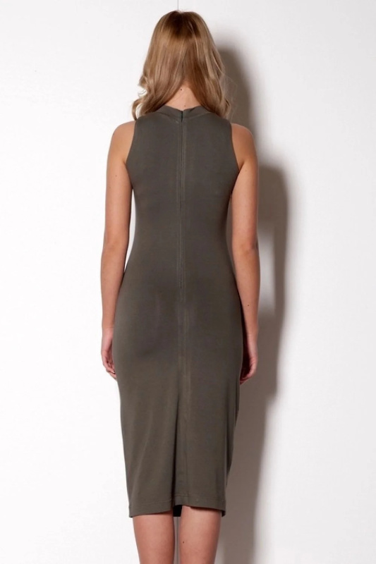 Dámské šaty M263 olive - FIGL olivová L
