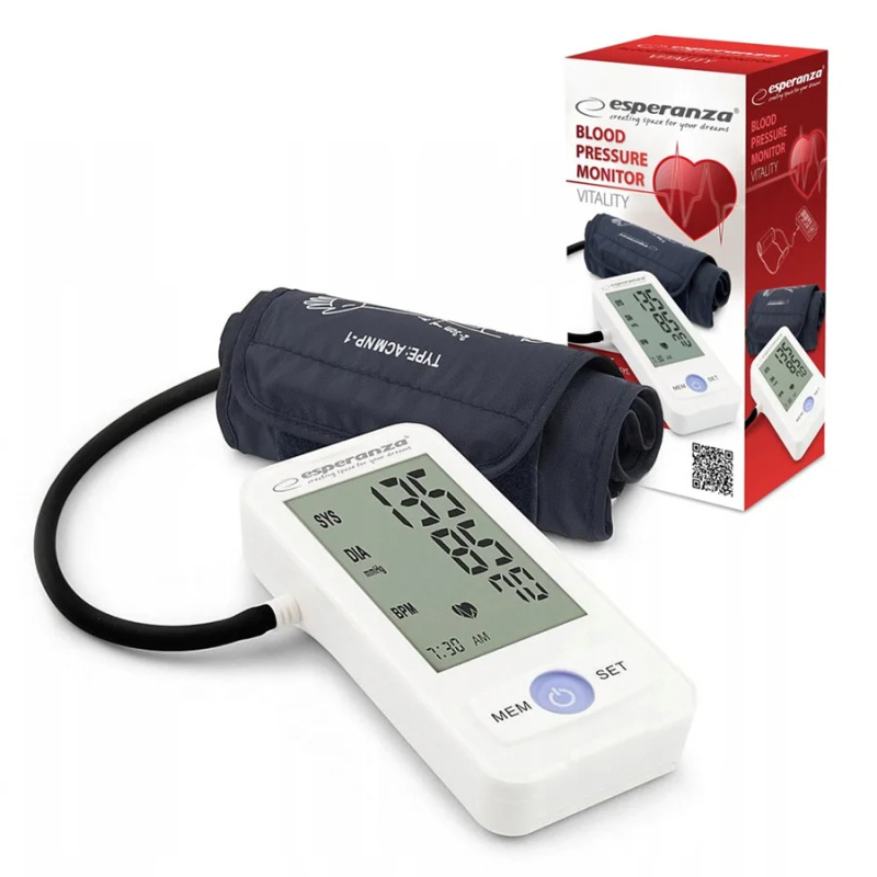 Elektronický tlakoměr na paži  - Esperanza Vitality ECB002