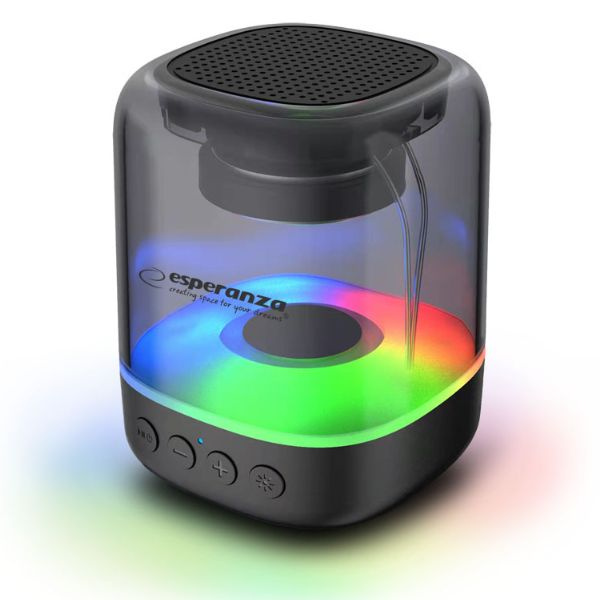 Malý Bluetooth reproduktor 3W, nabíjecí, přenosný, s barevnou hudbou RGB