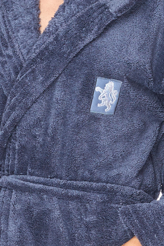 Pánský župan L&L Bruce námořnická melanž XL-180/120/116