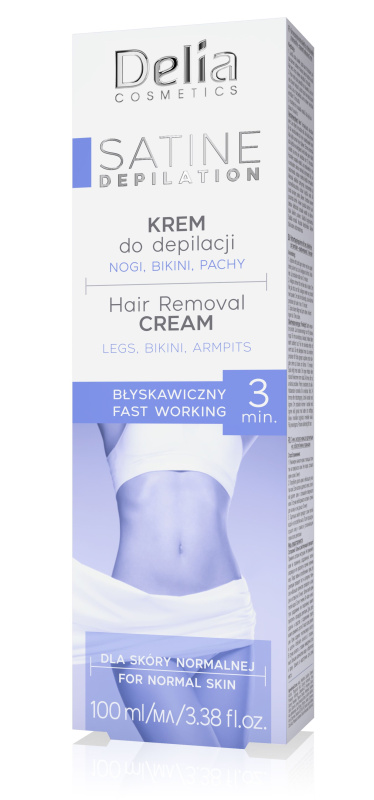 Delia Cosmetics Satine Depilation 3 min Fast Working depilační krém 100 ml