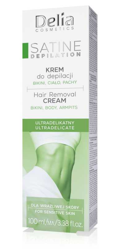 Delia Cosmetics Satine Depilation Ultra-Delicate depilační krém pro citlivou pokožku