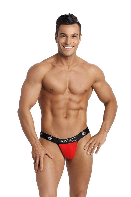 Pánské slipy otevřené Soul jock strap - Anais červená XXXL