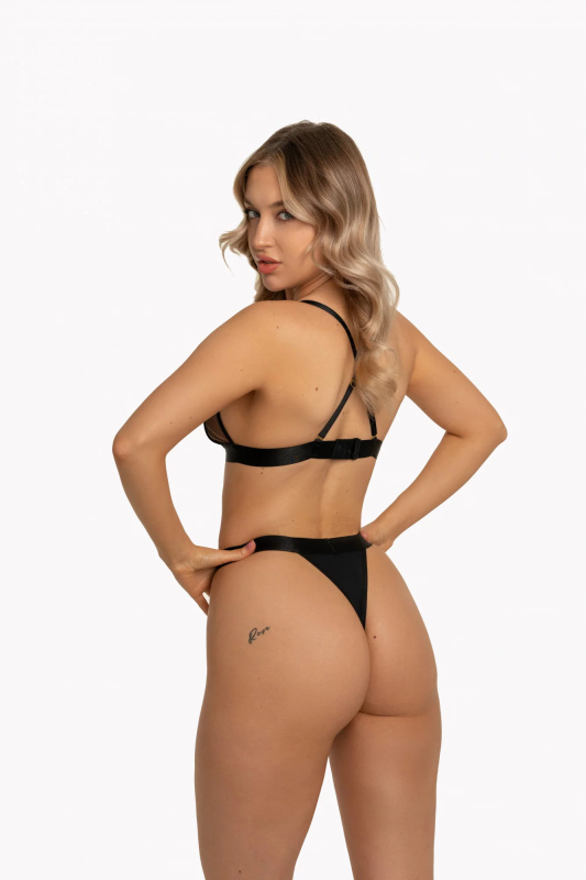 Jedinečný set Maura set - Anais černá S/M
