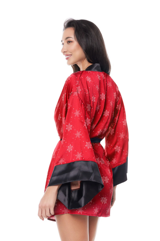 Aster Robe Červené negližé - Anais XXL/XXXL