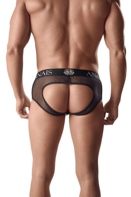 Pánské boxerky otevřené Ares Jock bikini - Anais černá S