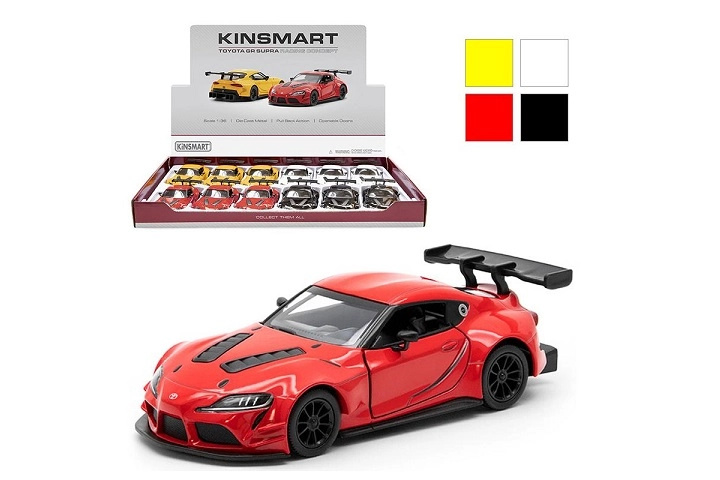 Toyota gr supra racing concept kovové autíčko 1:36