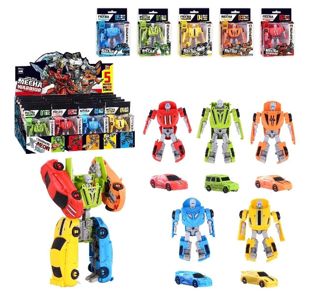 Transformující robot Mecha Warrior 2v1 - 1 kus