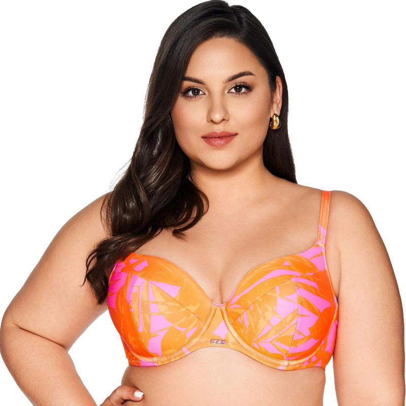 Horní díl plavek 214 orange - AVA oranžová 70/G