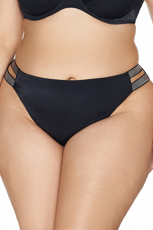 Spodní díl plavek Ava SF-225/16/B Barva: Černá, Velikost: 2XL