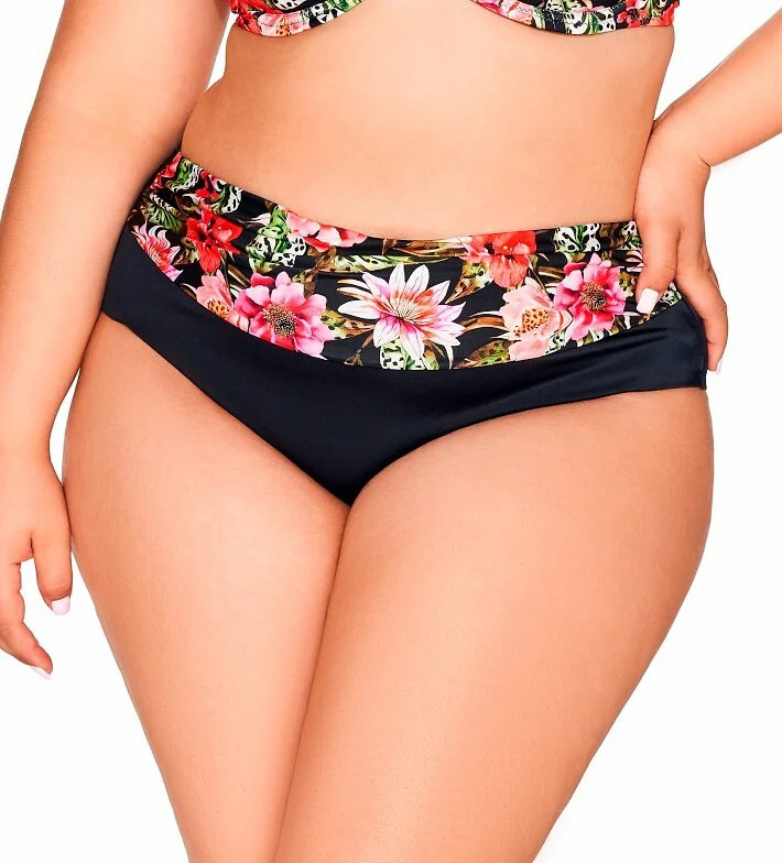 Spodní díl plavek Ava SF 219/3 Floral květinové 3XL-46