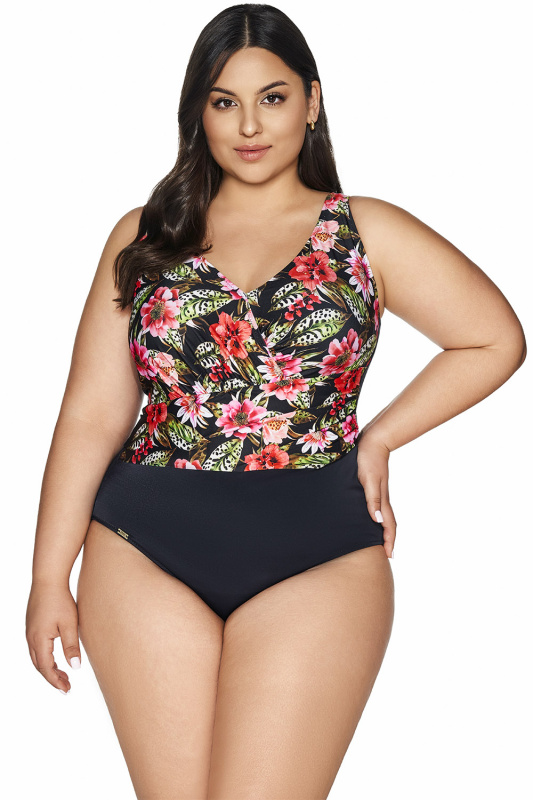 Jednodílné plavky Ava SKJ-60 Barva: Černá, Velikost: 85B