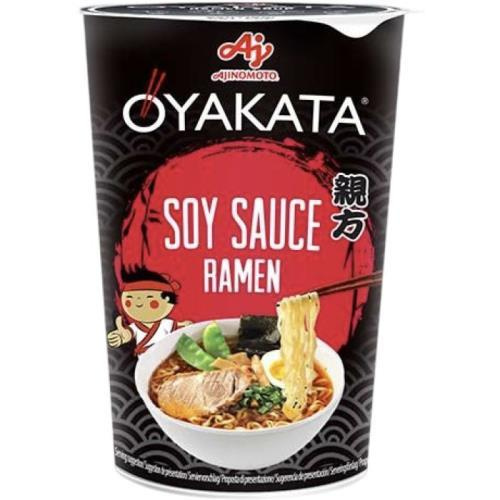 Oyakata instantní polévka nudlová příchuť sójové omáčky v kelímku 63g