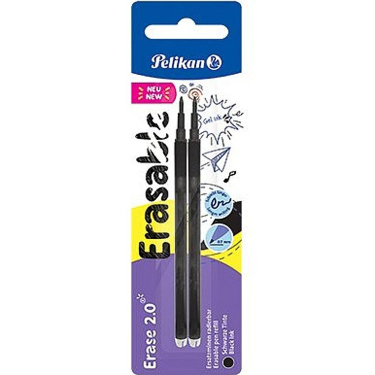 Pelikan Náplň do gumovacího pera erase 2.0, černá, 2 ks na blistru