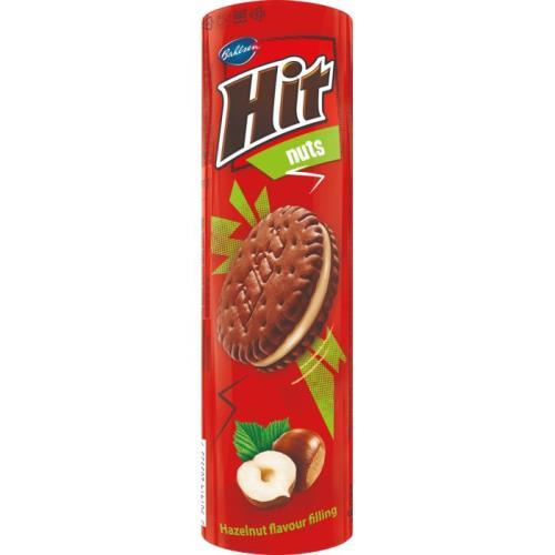 Bahlsen Hit - sušenky s lískooříškovou náplní, 220 g