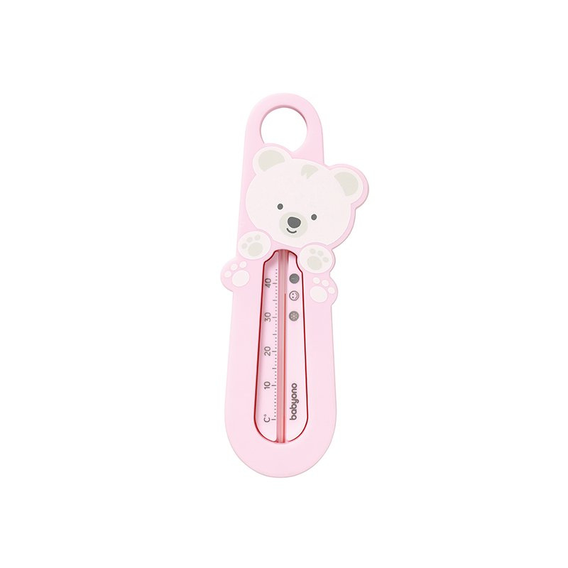 BabyOno teploměr do koupele Medvídek - růžová