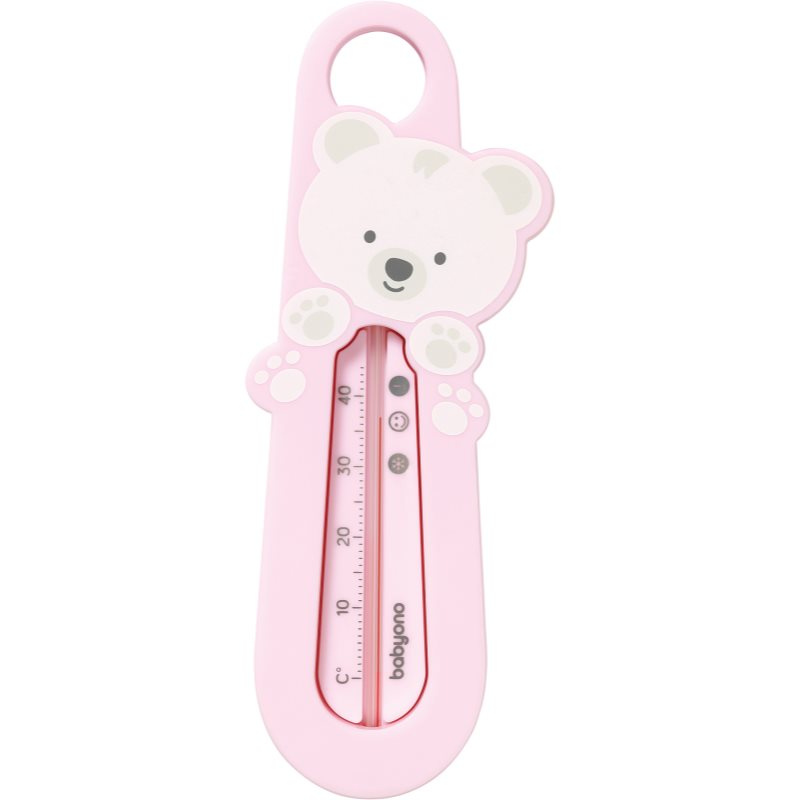 BabyOno teploměr do koupele Medvídek - růžová