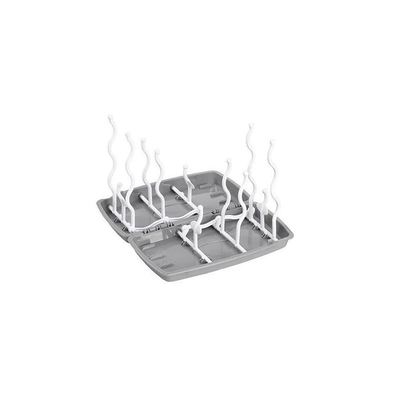 BabyOno Bottle Drying Rack odkapávač na lahve I. Grey 1 ks