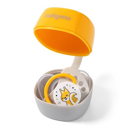 BabyOno pouzdro na dudlík žlutá