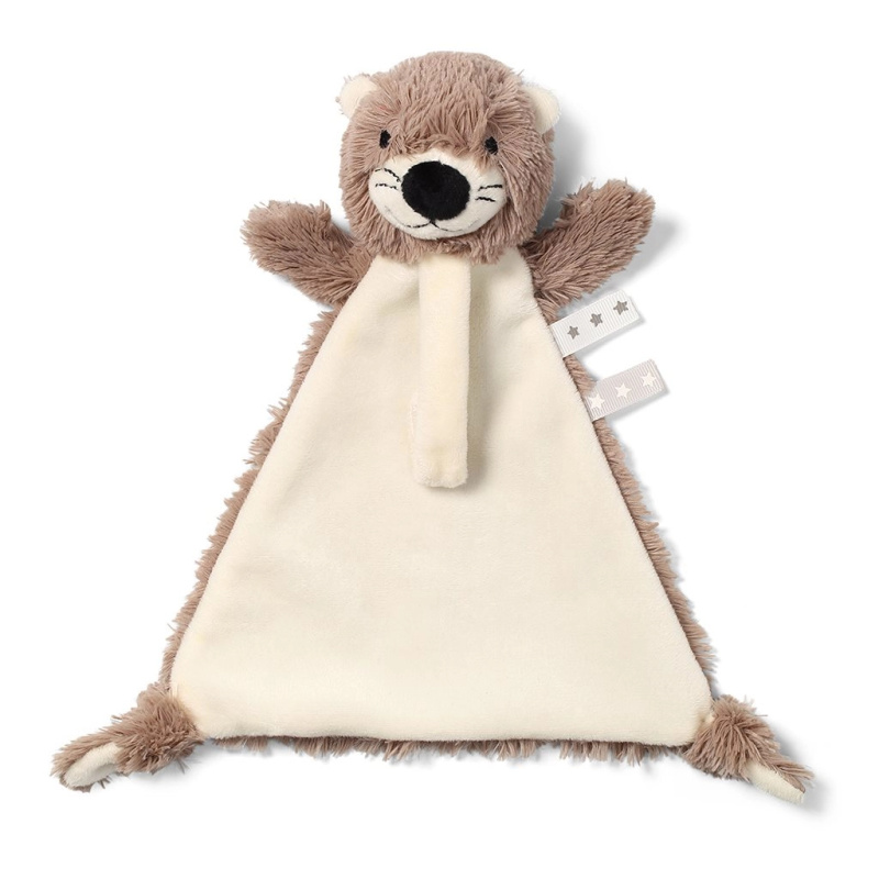 BabyOno Toy mazlicí dečka s klipem Otter Maggie 1 ks