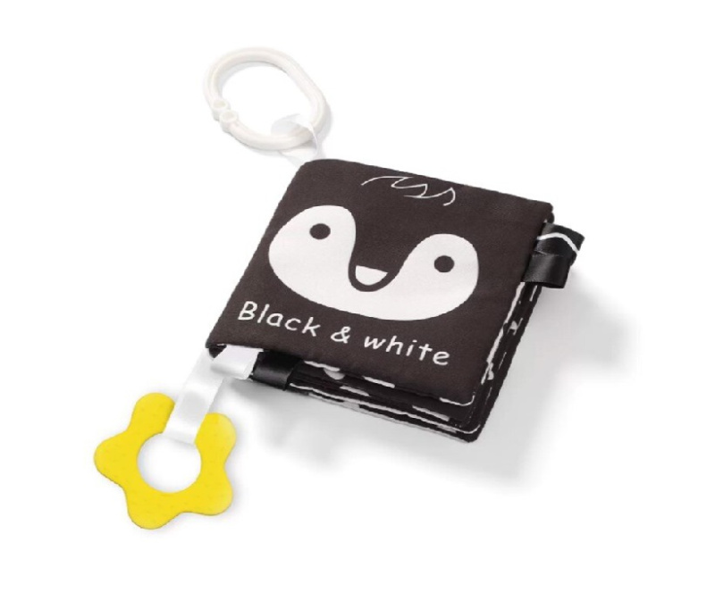 BabyOno Have Fun Black&White kontrastní edukativní knížka 1 ks