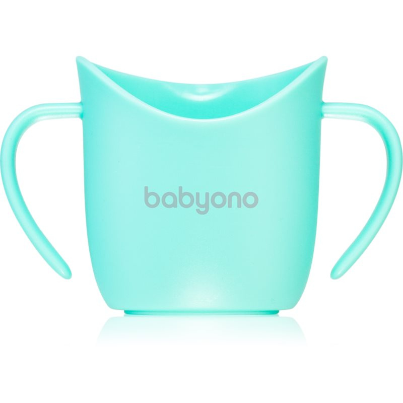 BabyOno Ergonomický tréninkový hrnek 120 ml, 6m+,  mátová