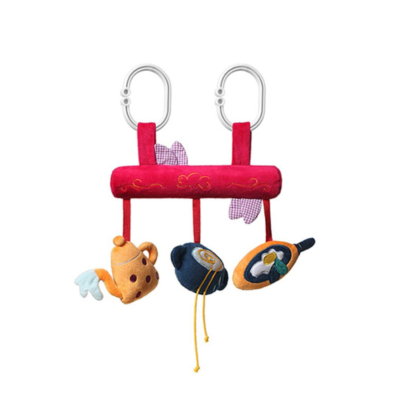 Babyono Závěsná edukační hračka Small Cook - červená,