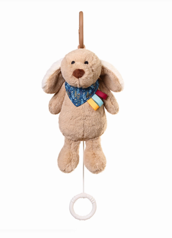BabyOno Have Fun Musical Toy Dog Willy kontrastní závěsná hračka s melodií 0 m+ 1 ks