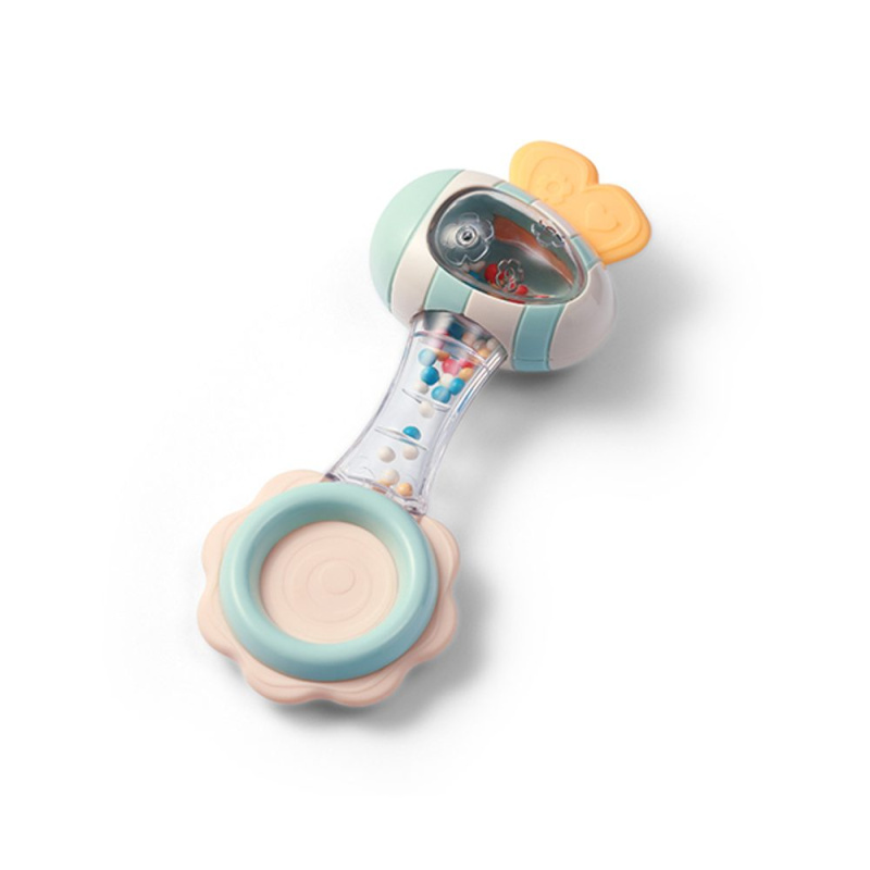 BabyOno Rattle With Teether 3m+ kousátko s chrastítkem Bee 1 ks