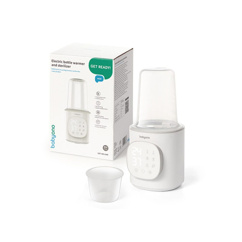 BabyOno Electric Bottle Warmer and Sterilizer multifunkční ohřívač kojeneckých lahví 1 ks