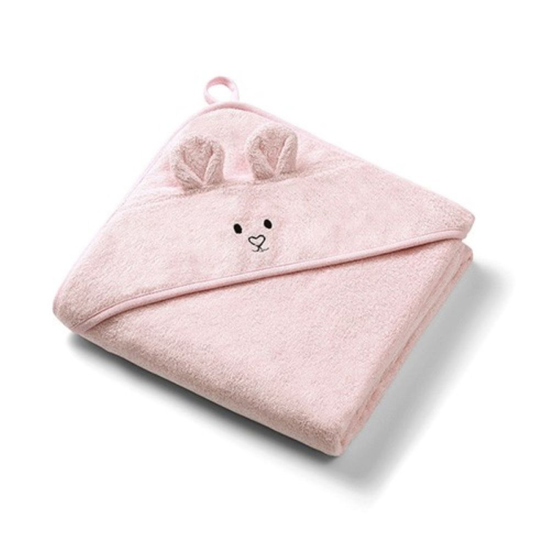 BABYONO Osuška bambusová Super 100x100 cm - Soft Pink