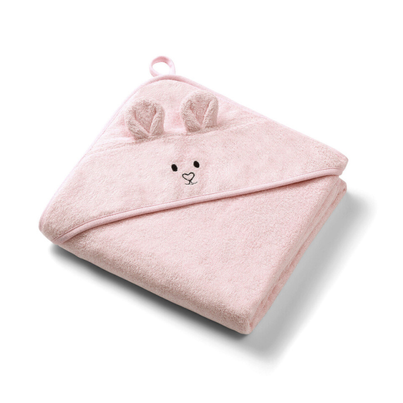 BABYONO Osuška bambusová Super 100x100 cm - Soft Pink