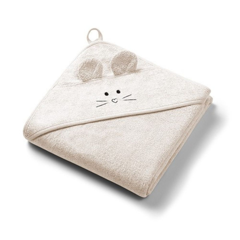 BABYONO Osuška bambusová Super 100x100 cm - Light Beige